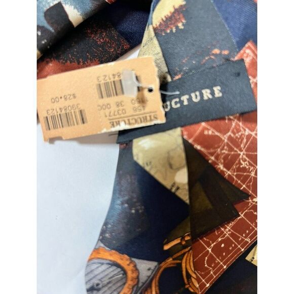 Lot Of 5 Ties Silk Structure Lanvin Zegna Donna Karan Gatti - Picture 3 of 16